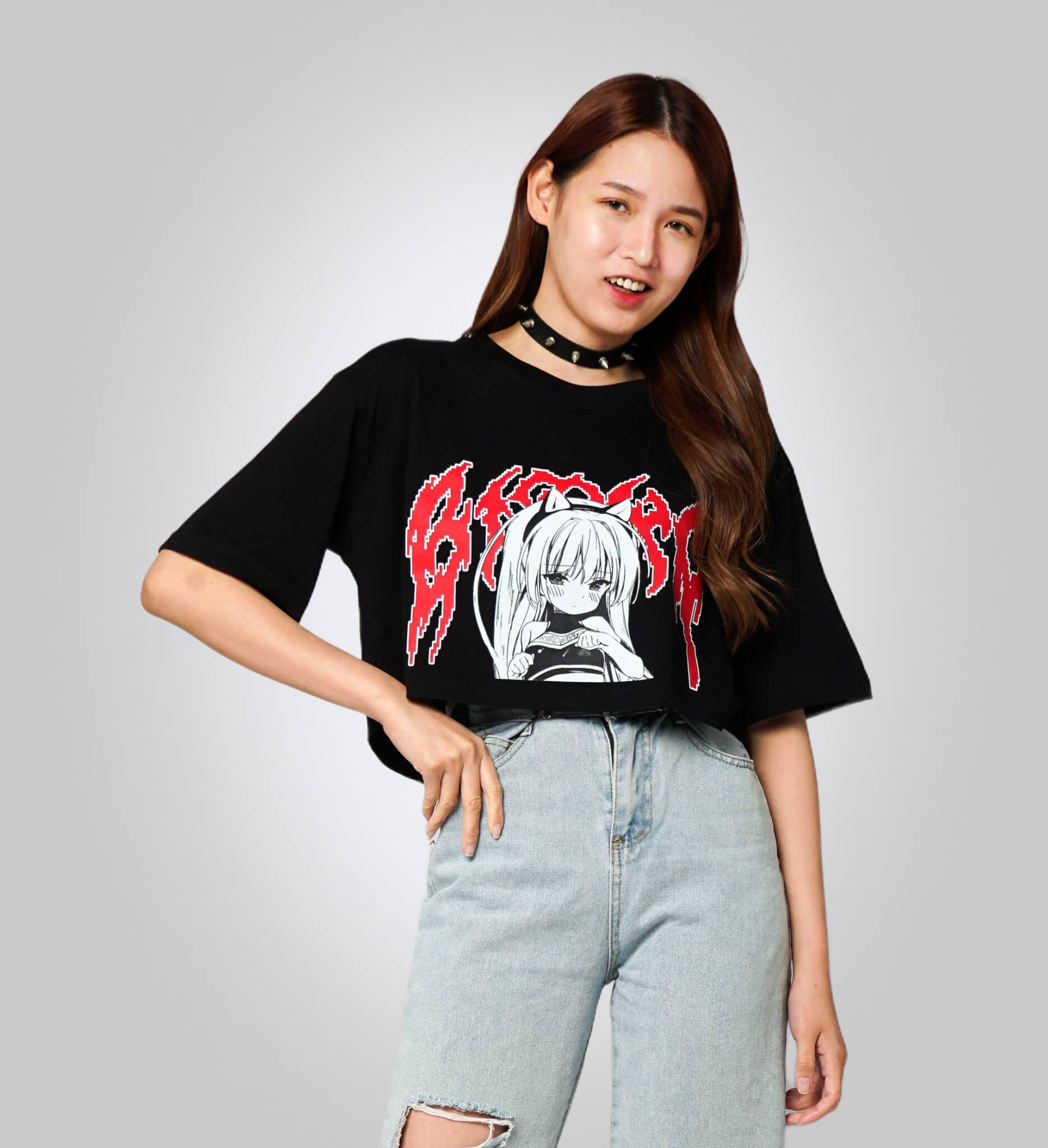 Girls Long Printed T-shirt