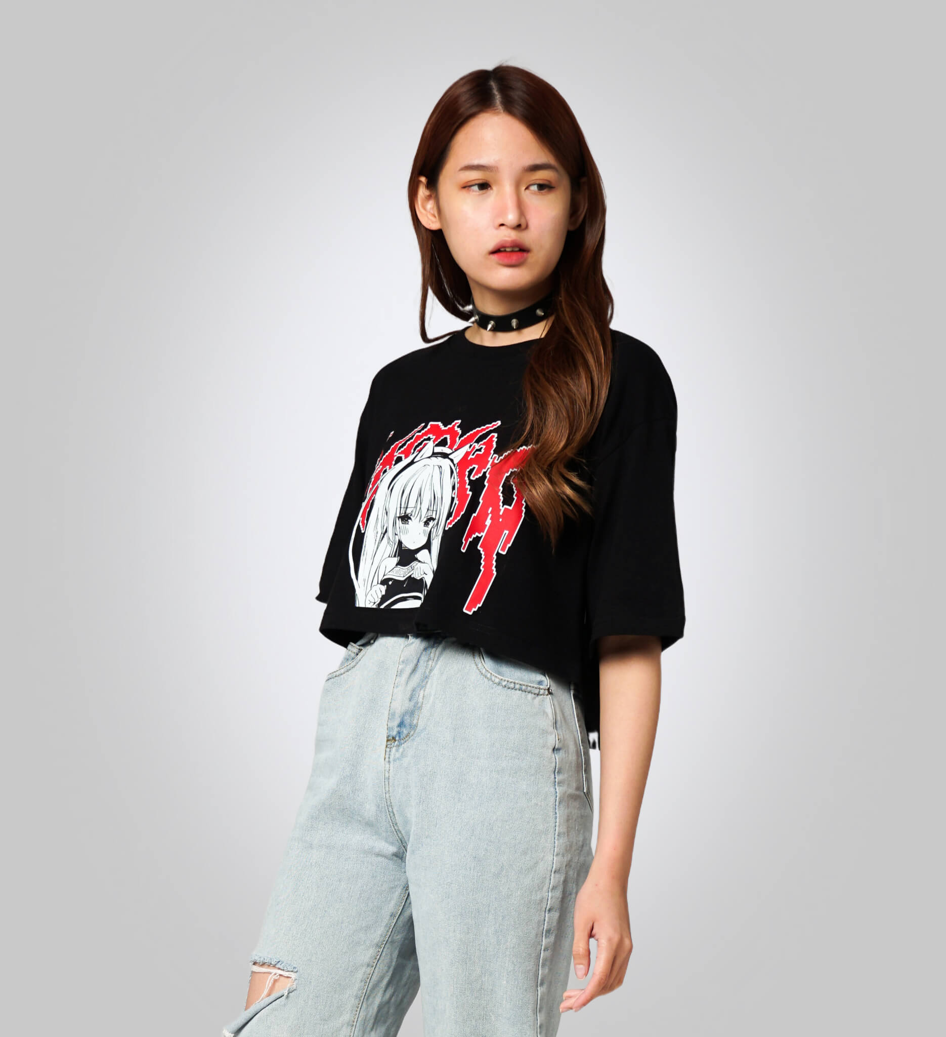 Girls Long Printed T-shirt