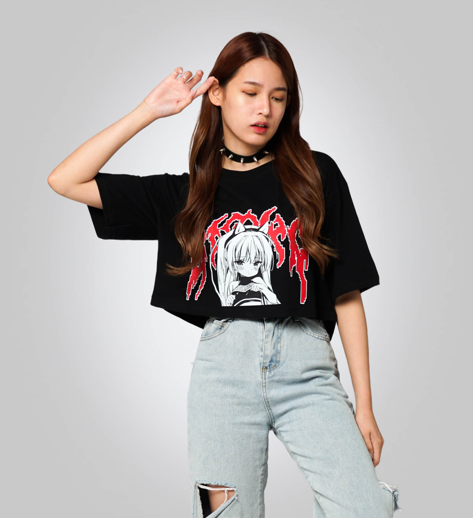 Girls Long Printed T-shirt