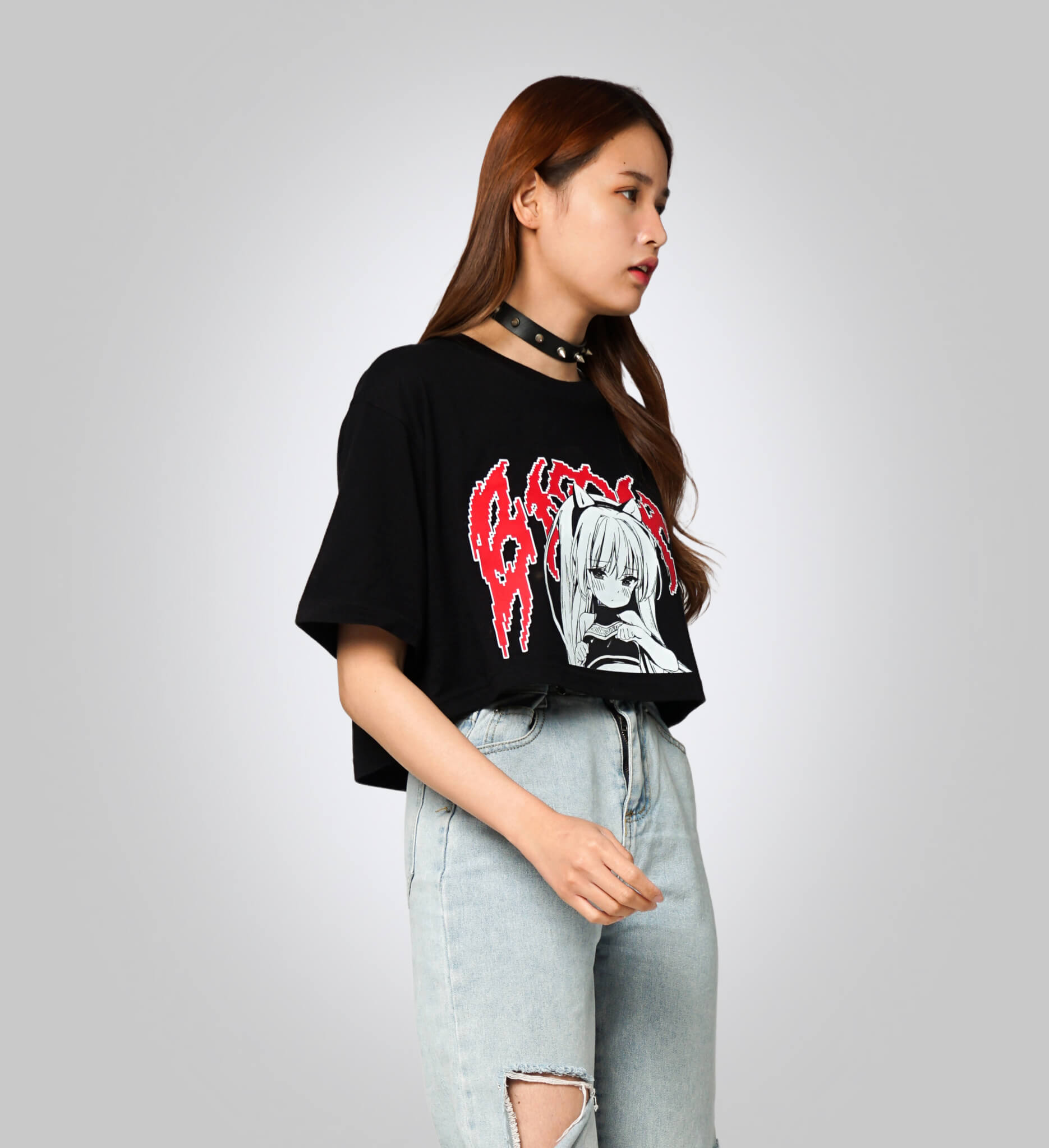 Girls Long Printed T-shirt