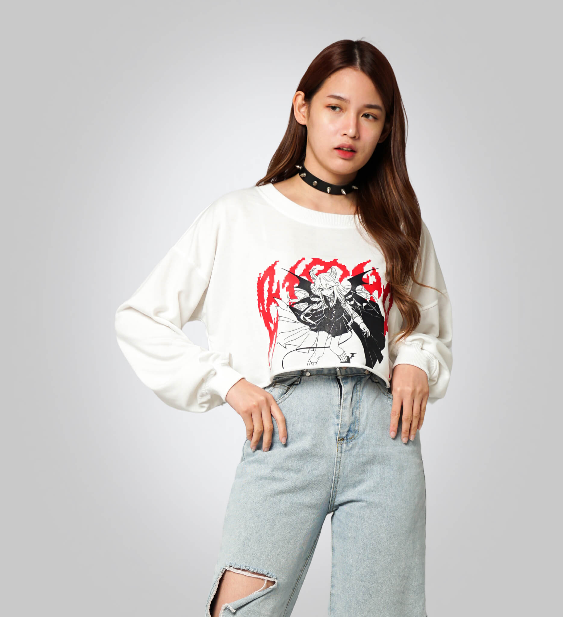 Girls Long Printed T-shirt