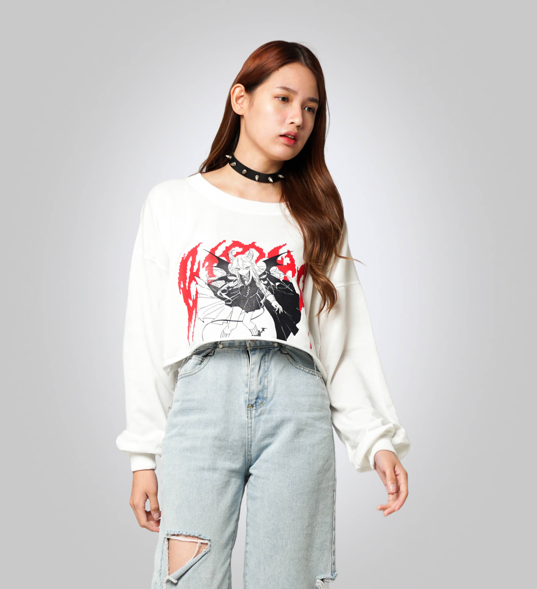 Girls Long Printed T-shirt