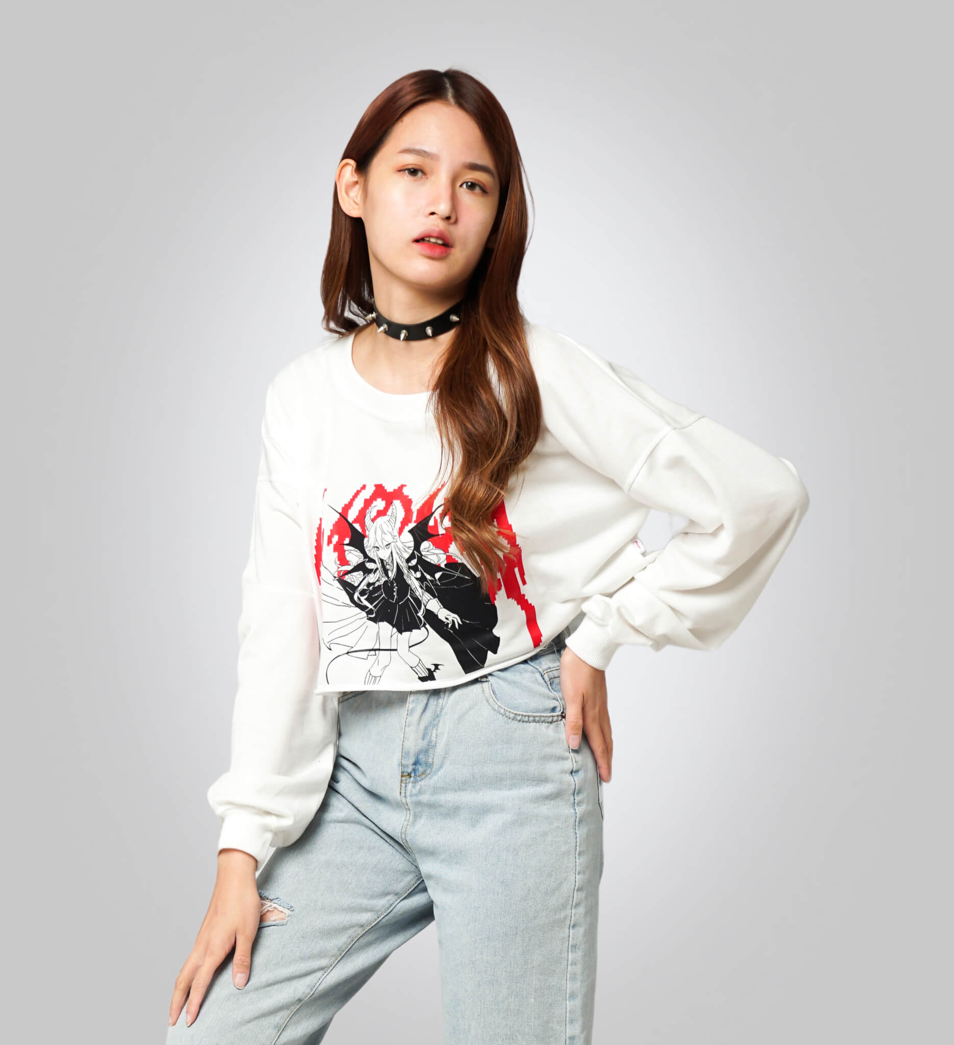 Girls Long Printed T-shirt