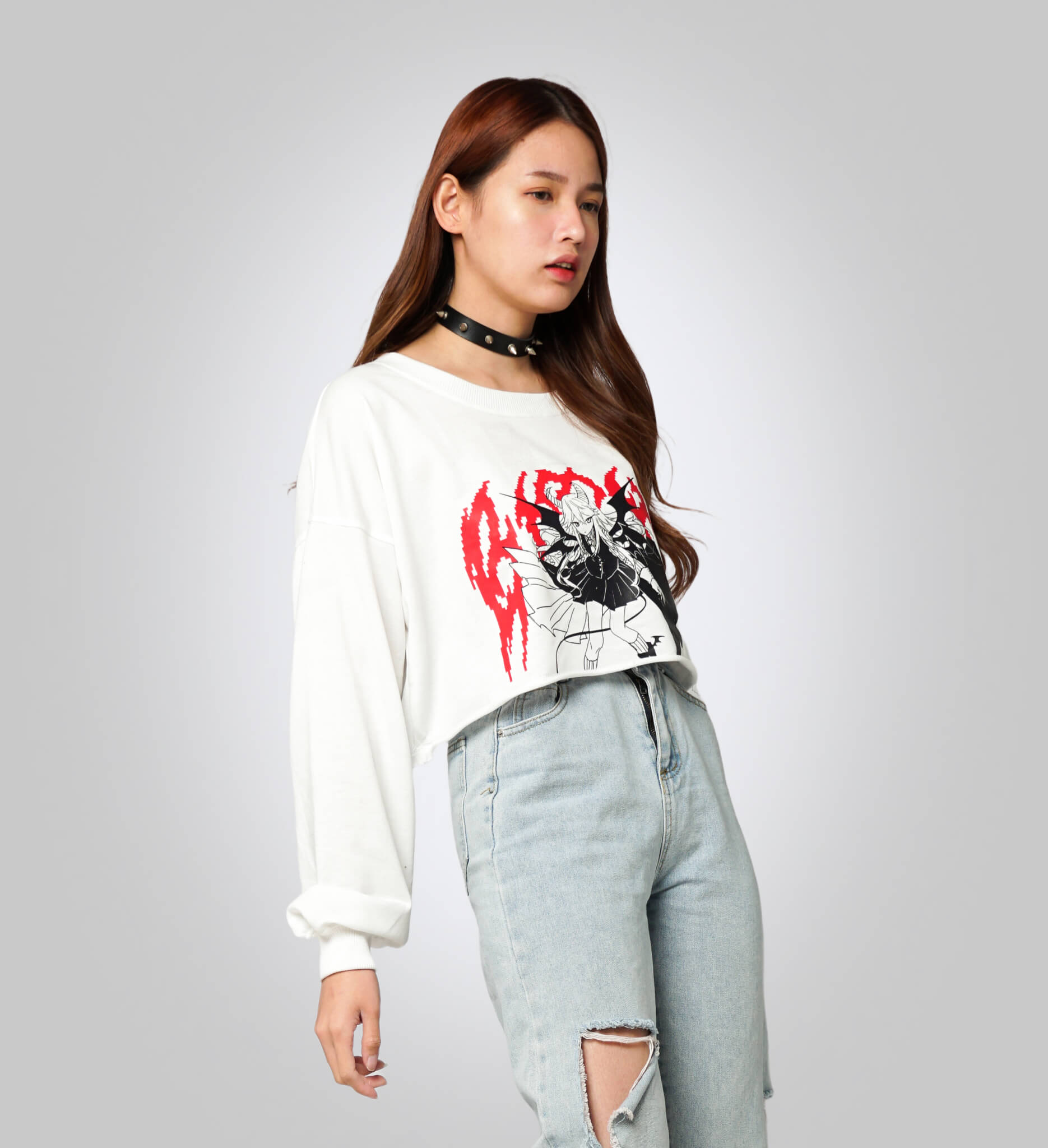 Girls Long Printed T-shirt