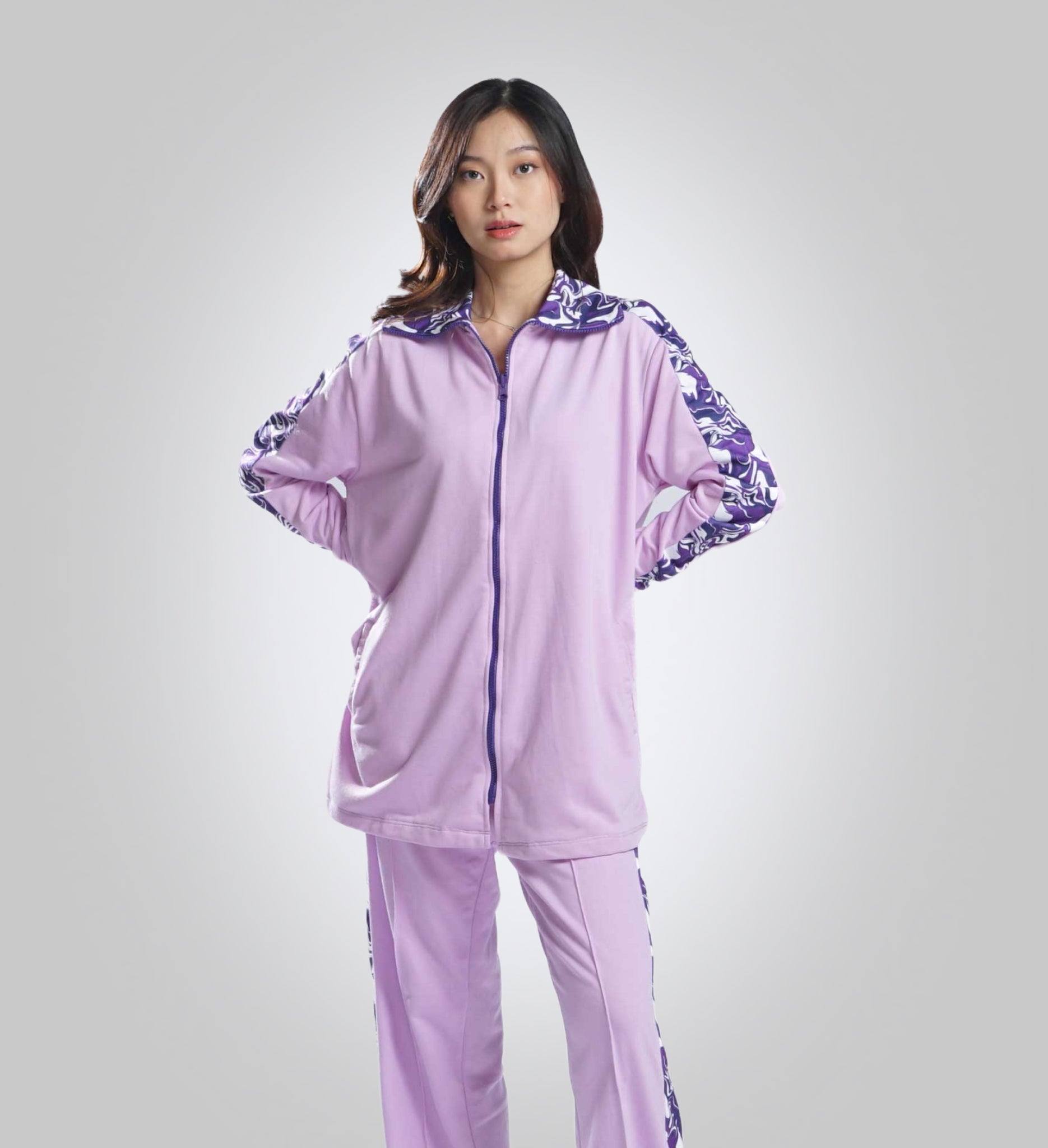 Women's Cargo Zipper Night Suit
