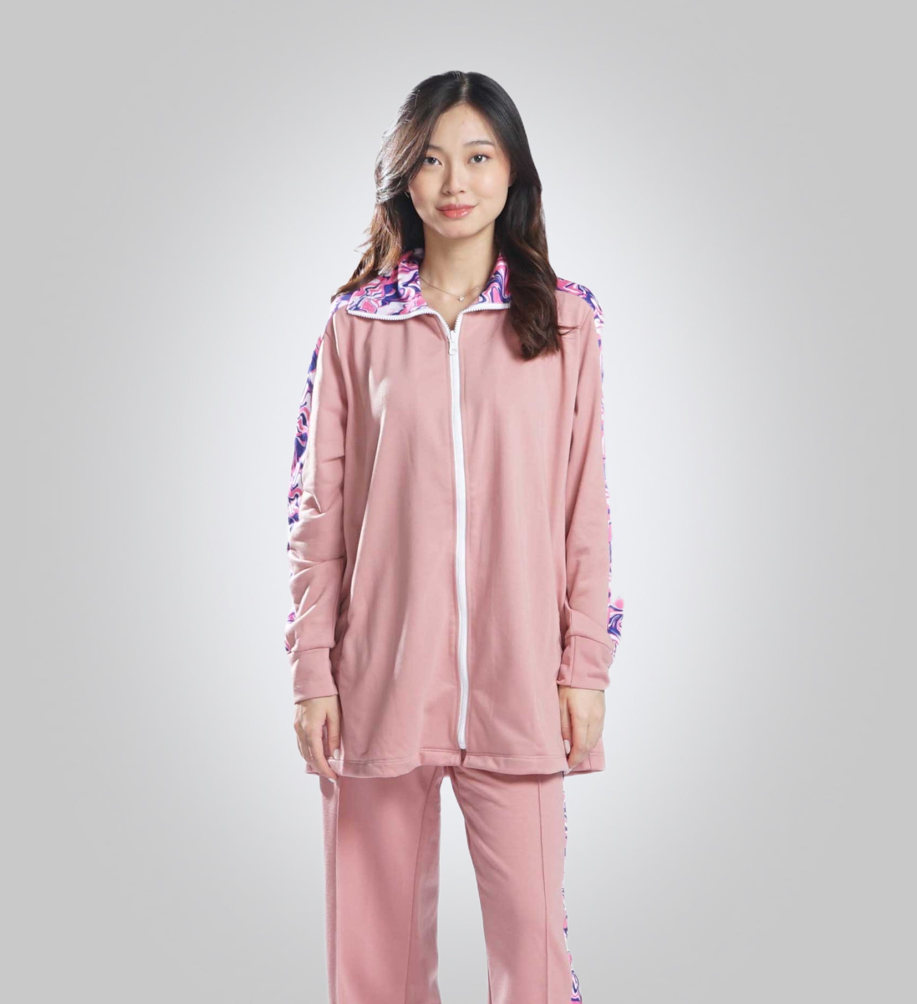 Women's Cargo Zipper Night Suit