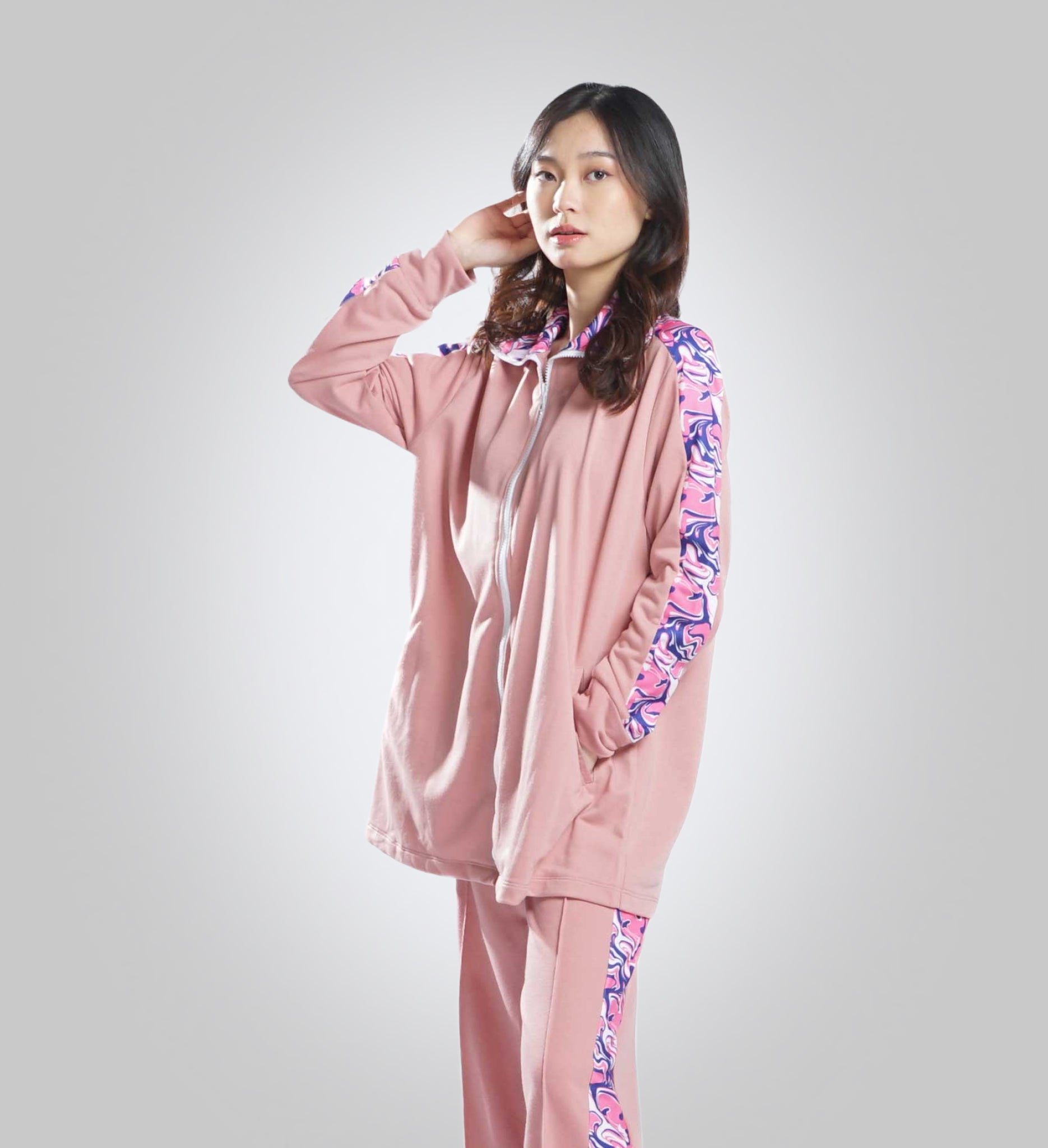 Women's Cargo Zipper Night Suit