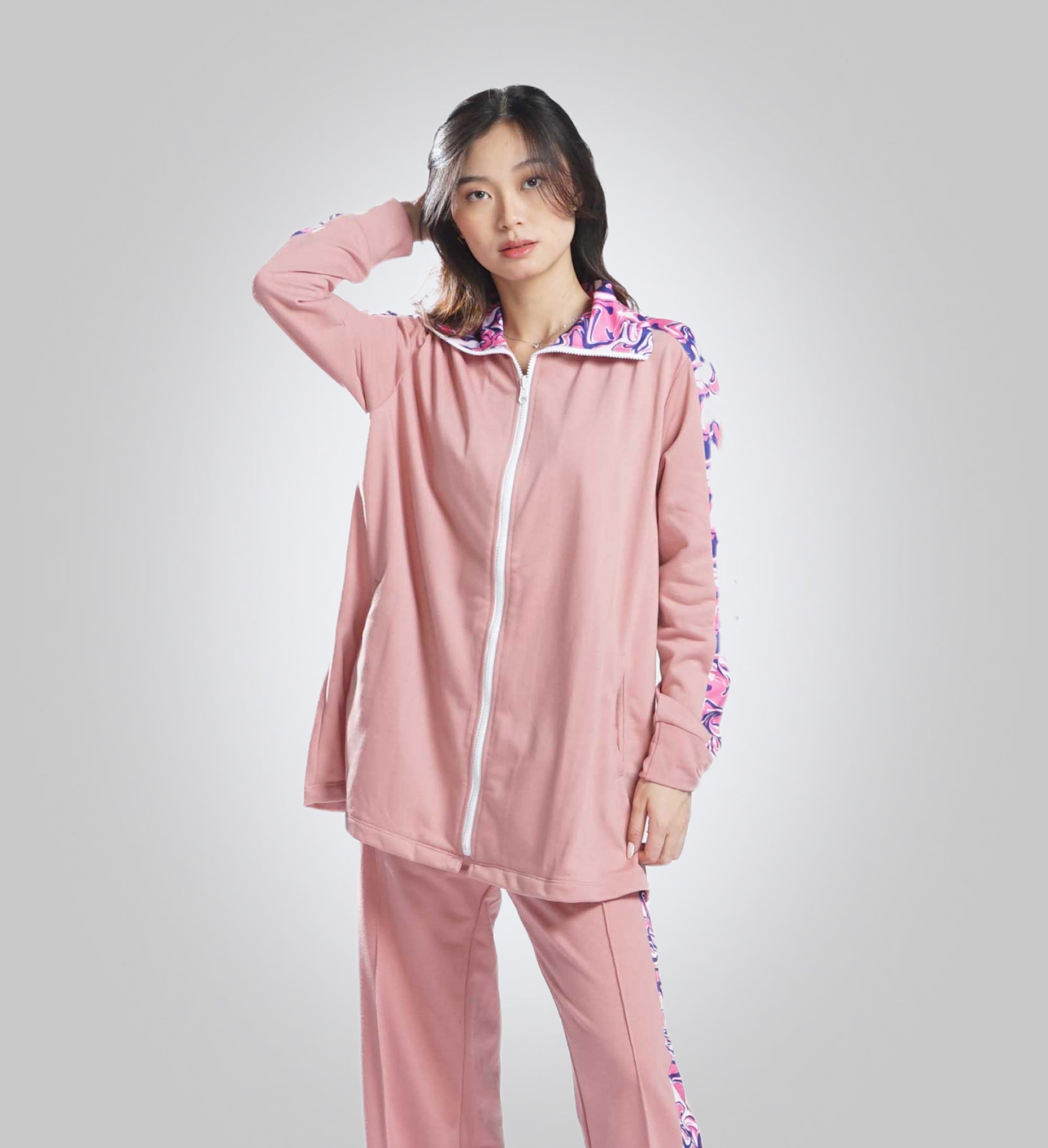 Women's Cargo Zipper Night Suit