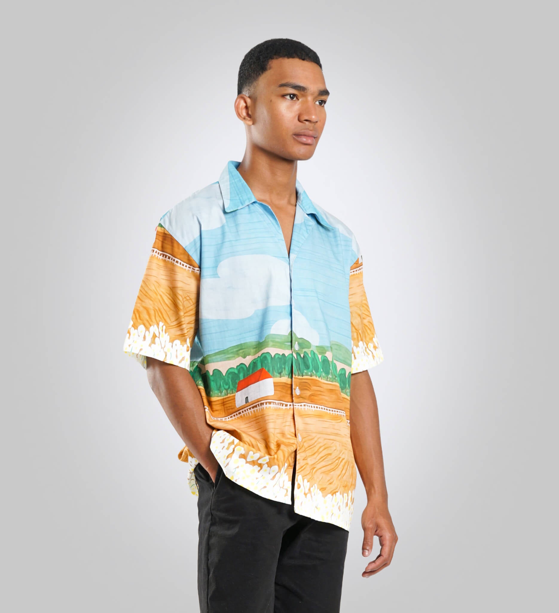 Printed Half Sleeves Shirt
